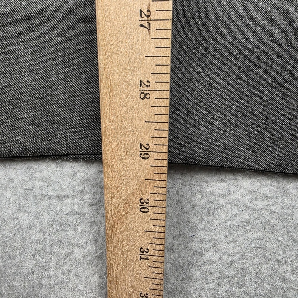 Brooks Brothers Pants Mens 35x30 Gray 346 Wool Dress Flat Front Lined Trousers - Picture 10 of 11